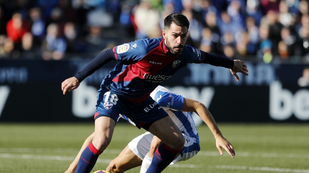 Pablo Insua con la camiseta de la SD Huesca | Foto: LFP