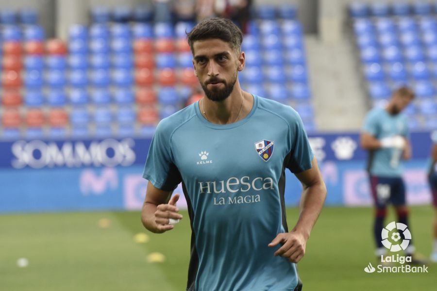 Josué Sá con la camiseta de la SD Huesca | Foto: LFP