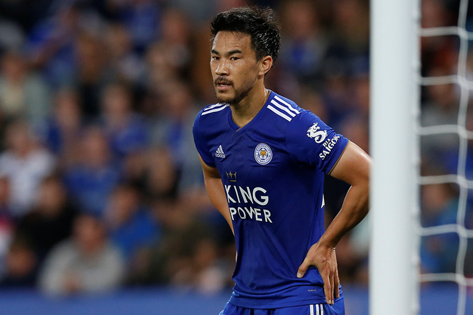 Okazaki con la camiseta del Leicester City | Foto: Premier League