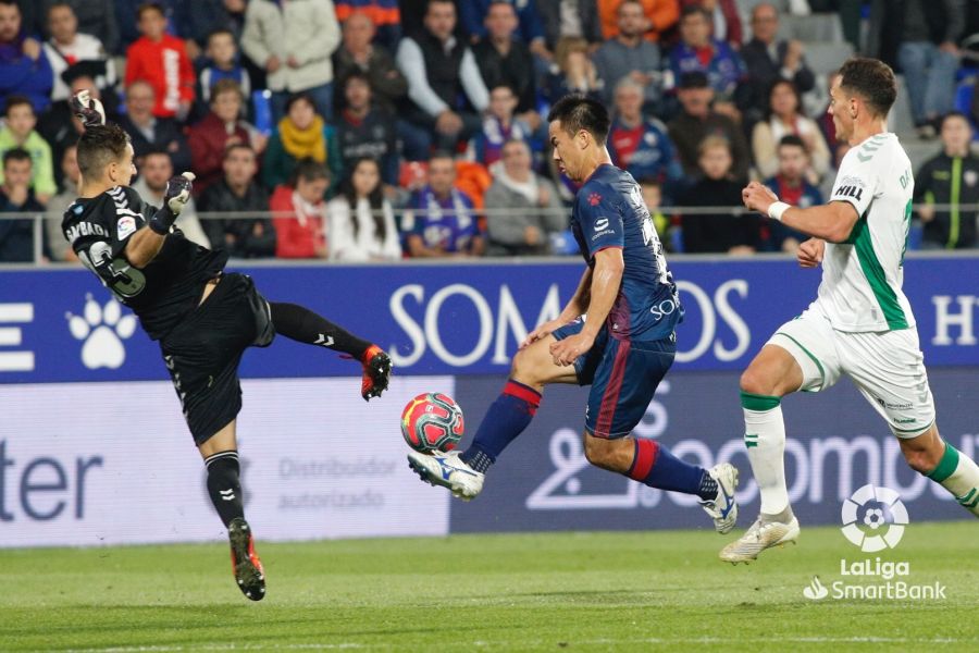 Okazaki huesca elche goles