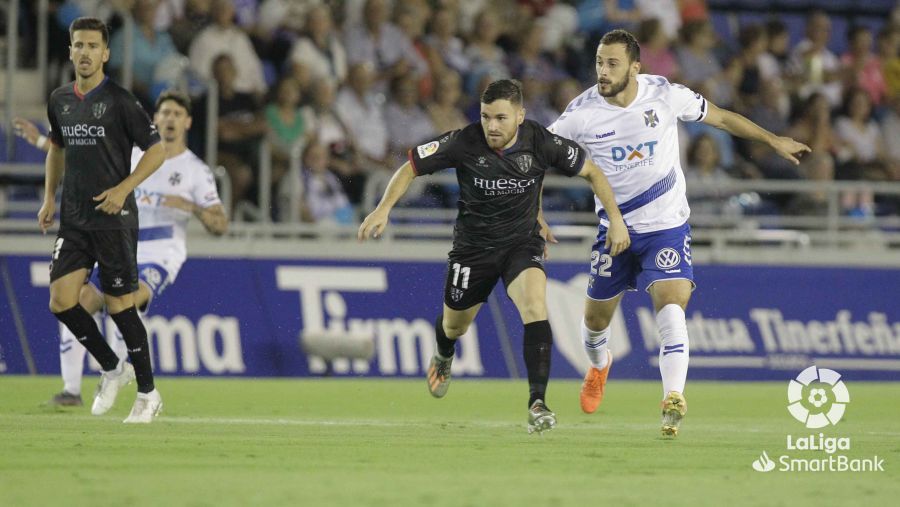 Galán ante el CD Tenerife el pasado mes de noviembre. Foto: LFP