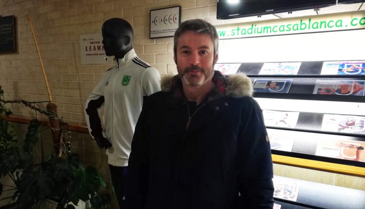 Fabián Téllez en las instalaciones del Stadium Casablanca | Vanesa Aso
