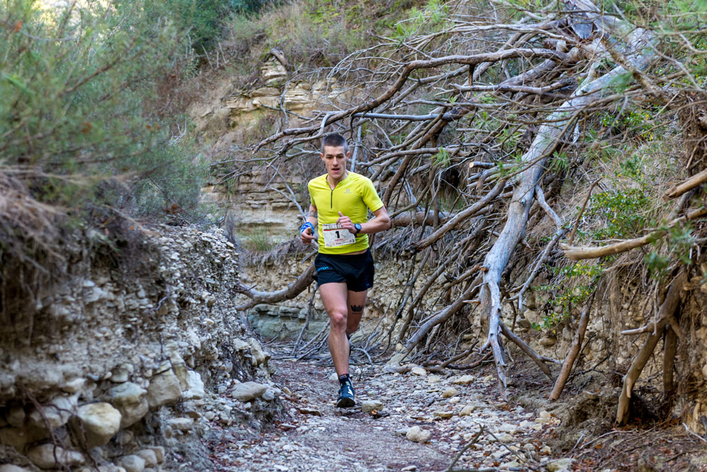 Alberto Lasobra, en un tramo de la Estiva Extreme. Foto: Cedida