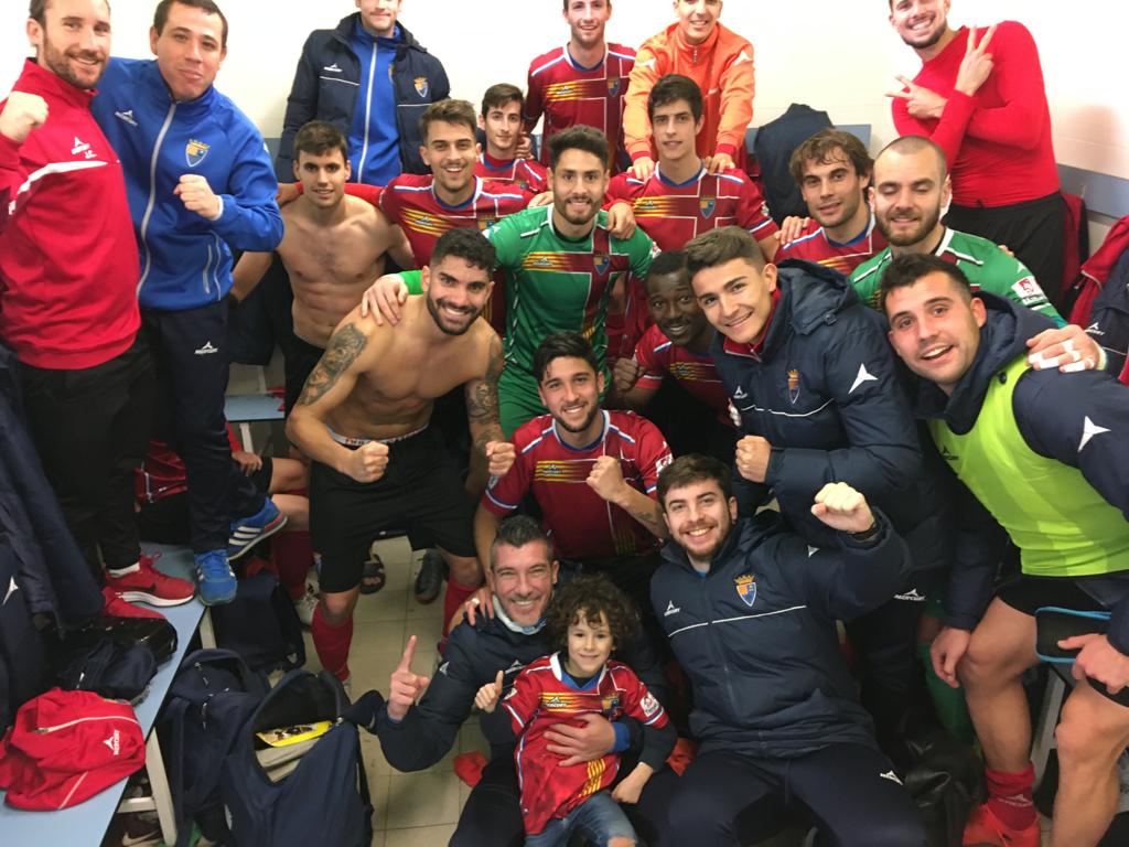 Jugadores del Teruel celebran la victoria | Foto: CD Teruel