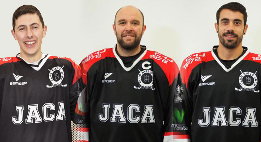Carlos Rivero (izda, Guillermo Betran (centro) y Gastón González (dcha)