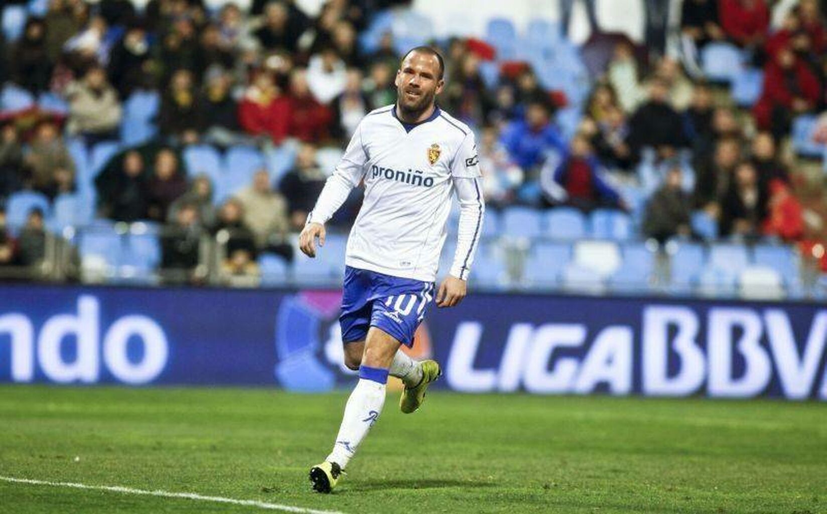 Apoño en su etapa en el Real Zaragoza