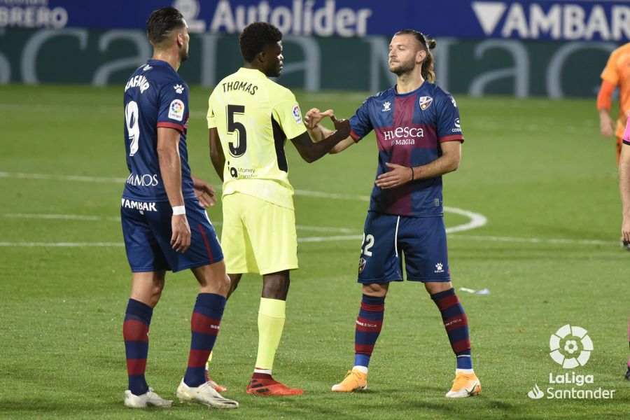 Gastón Silva debutó con el Huesca | Foto: LFP