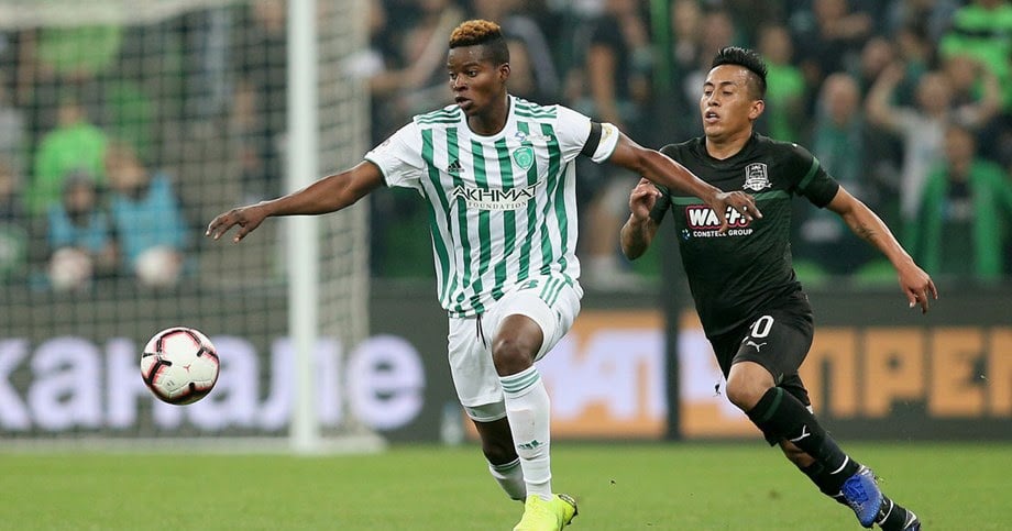 Idrissa Doumbia con la camiseta del Sporting de Portugal