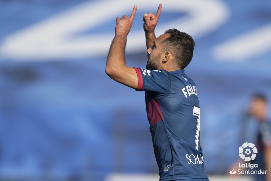 Ferreiro celebra su gol al Real Madrid | Foto: LFP