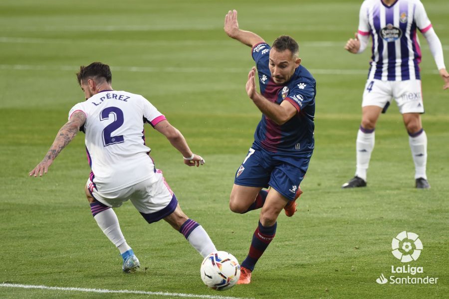 Ferreiro contra el Real Valladolid. | Foto: LaLiga