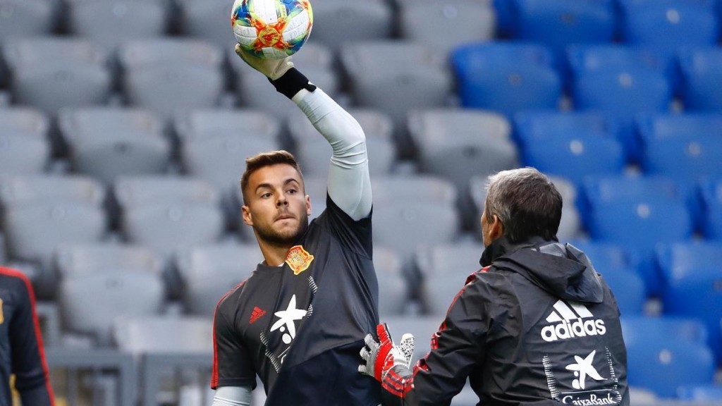 Álvaro Fernández vuelve a ser citado por la Sub 21. Foto: SD Huesca