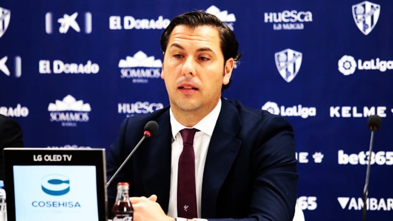 Rubén García, director deportivo de la SD Huesca