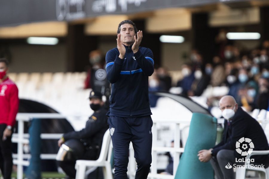 Antonio Calle ejerció de primer entrenador del Huesca ante la baja de Xisco Muñoz. Foto: LaLiga