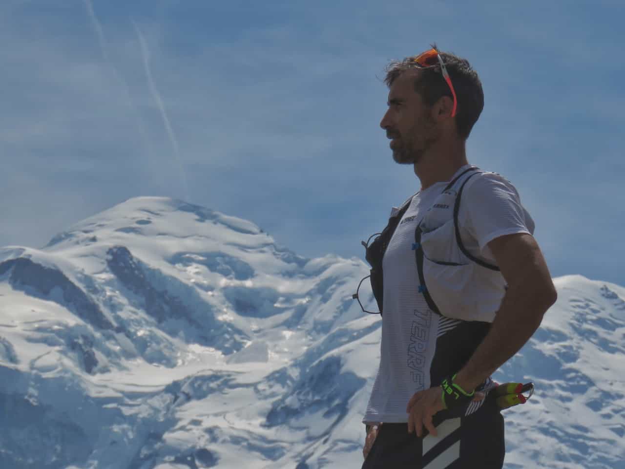 Luis Alberto Hernando, principal baza 'aragonesa' en la UTMB. Foto: Monrasín