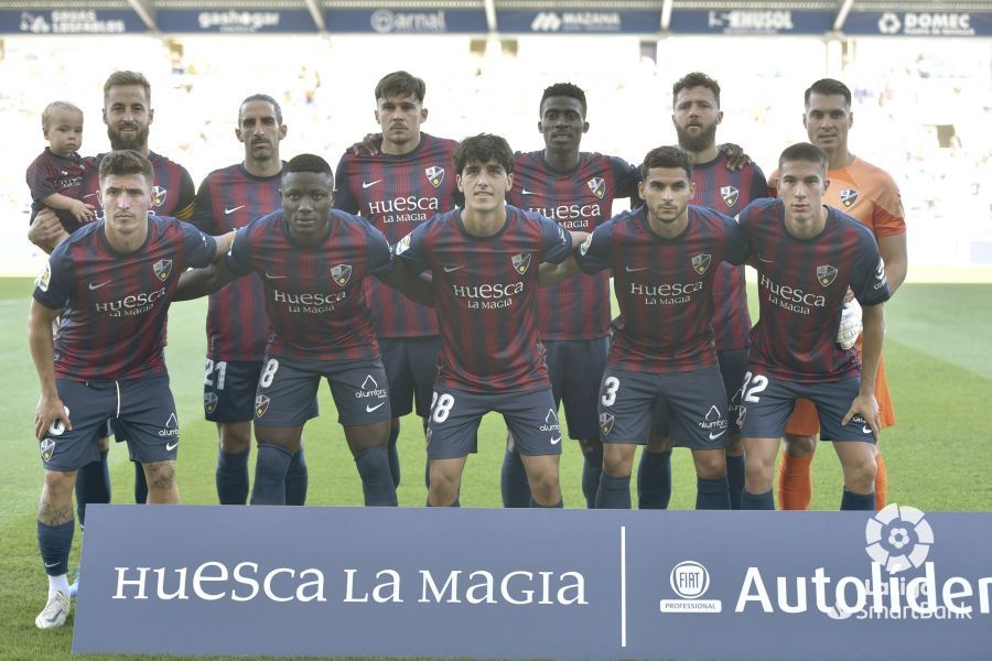 Once inicial de la SD Huesca en el partido contra el Cartagena. Foto: LaLiga