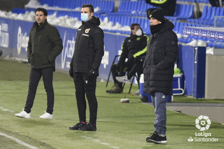 Míchel durante el encuentro frente al Real Betis. Foto: La Liga