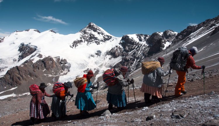 Las cholitas, en la imagen, protagonistas de una nueva edición del Banff festival de Huesca. Foto: Cedida