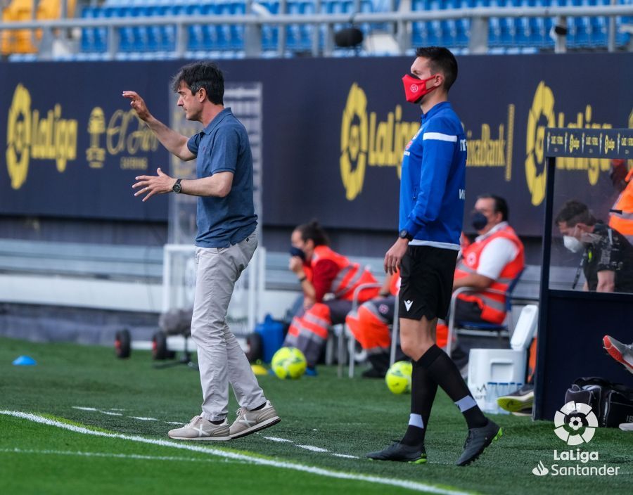 Pacheta en el encuentro frente al Cádiz. Foto: La Liga.