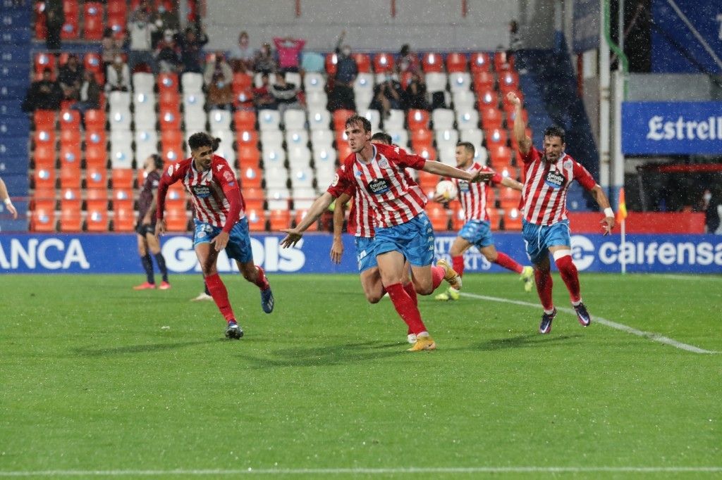 Manu Barreiro, el gol del Lugo