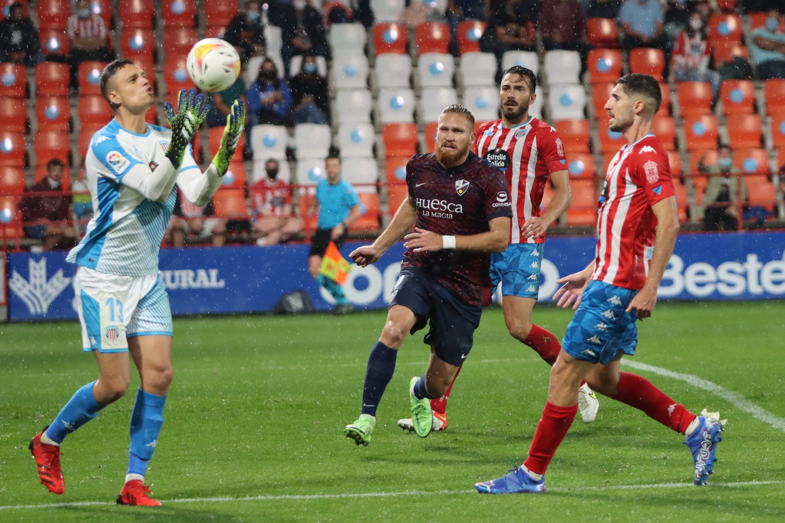 Pitta debutó en el último Lugo-Huesca | Foto: SD Huesca