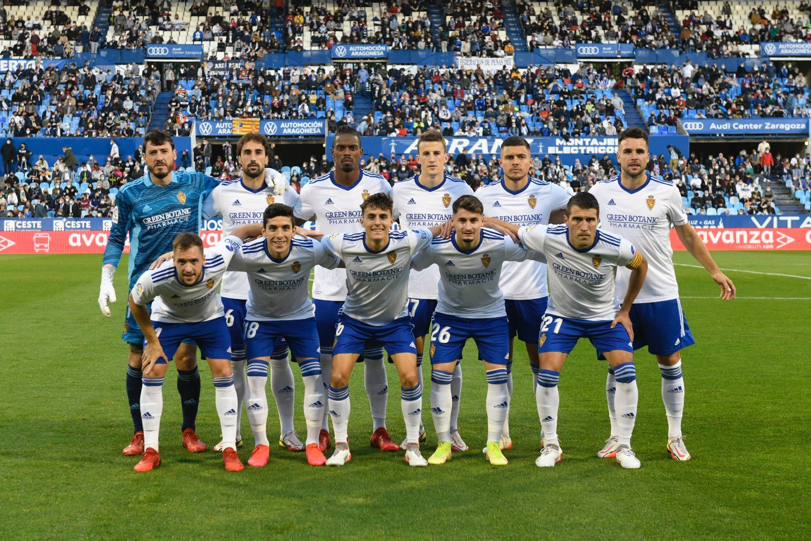 El once del Real Zaragoza