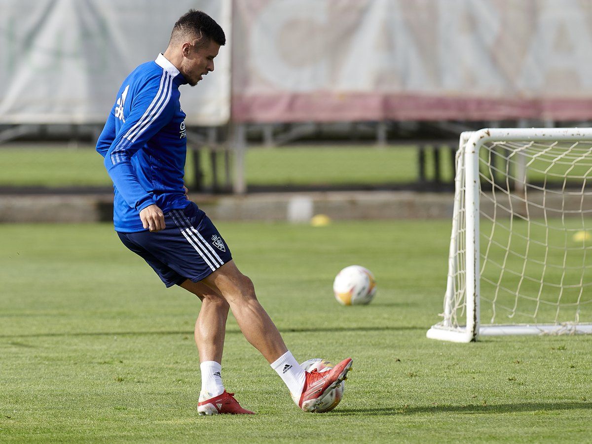 Narváez en un entrenamiento