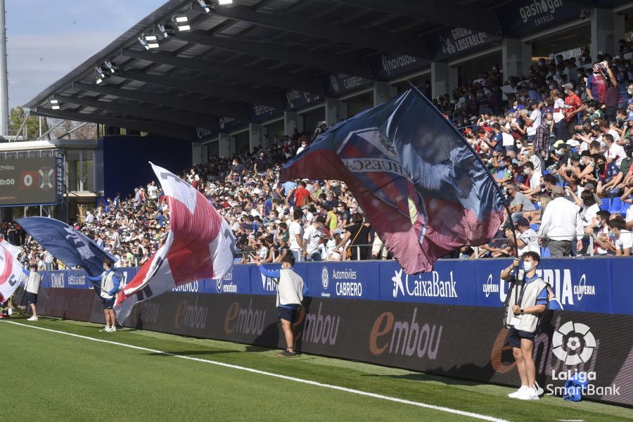 Los oscenses suman un bagaje negativo en El Alcoraz. Foto: La Liga.