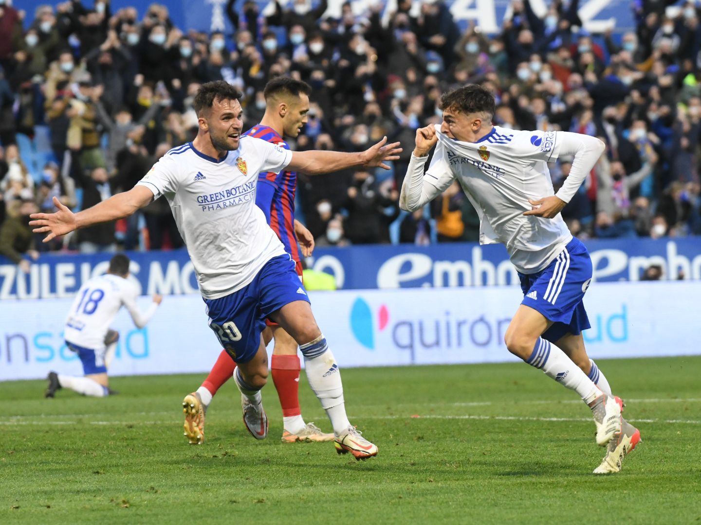 Alejandro Francés marca con el Zaragoza