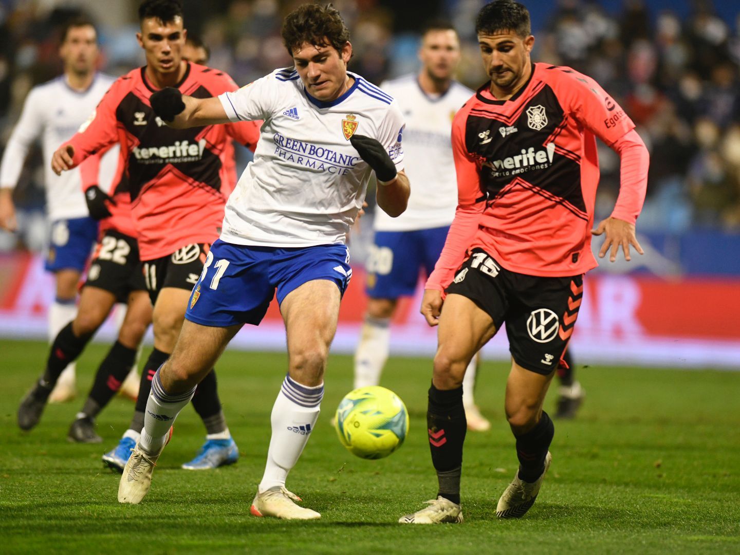 Zaragoza contra el Tenerife