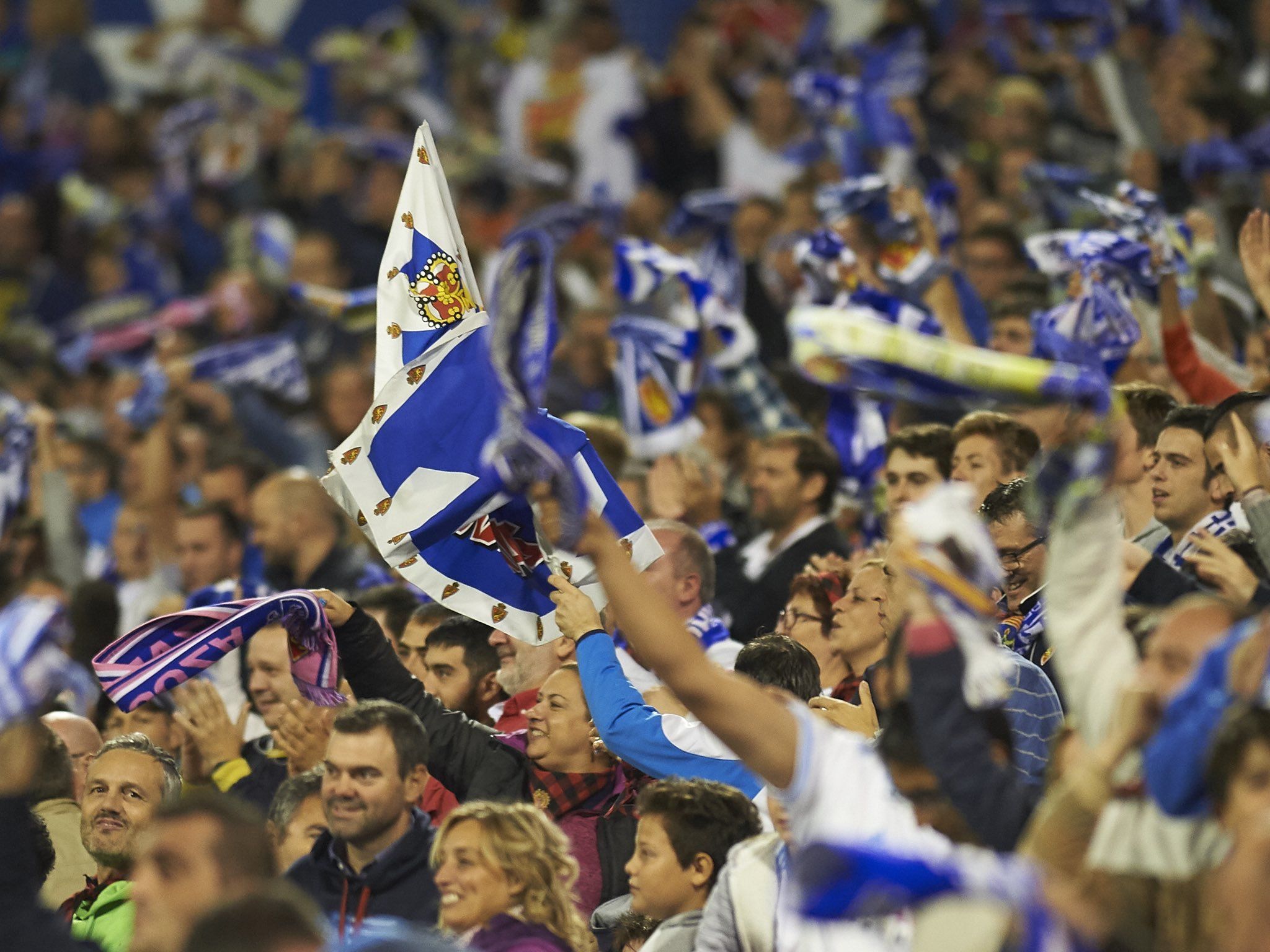 Sectores de la afición del Real Zaragoza