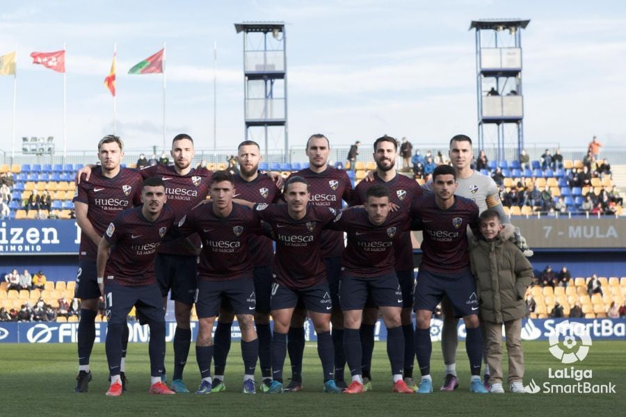 Once inicial del Huesca contra el Alcorcón- Foto: LaLiga