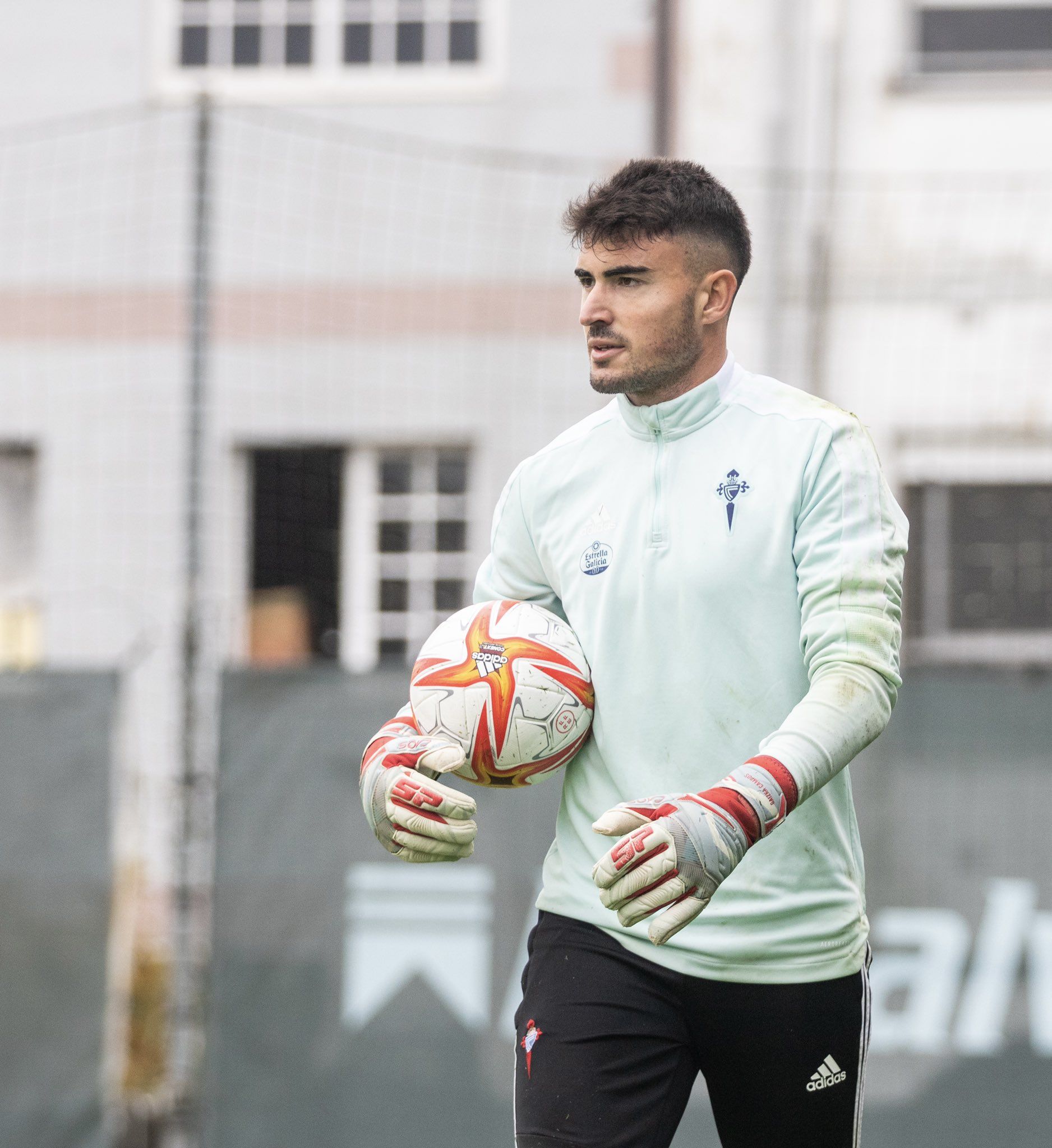 Gaizka campos durante un calentamiento | RC Celta