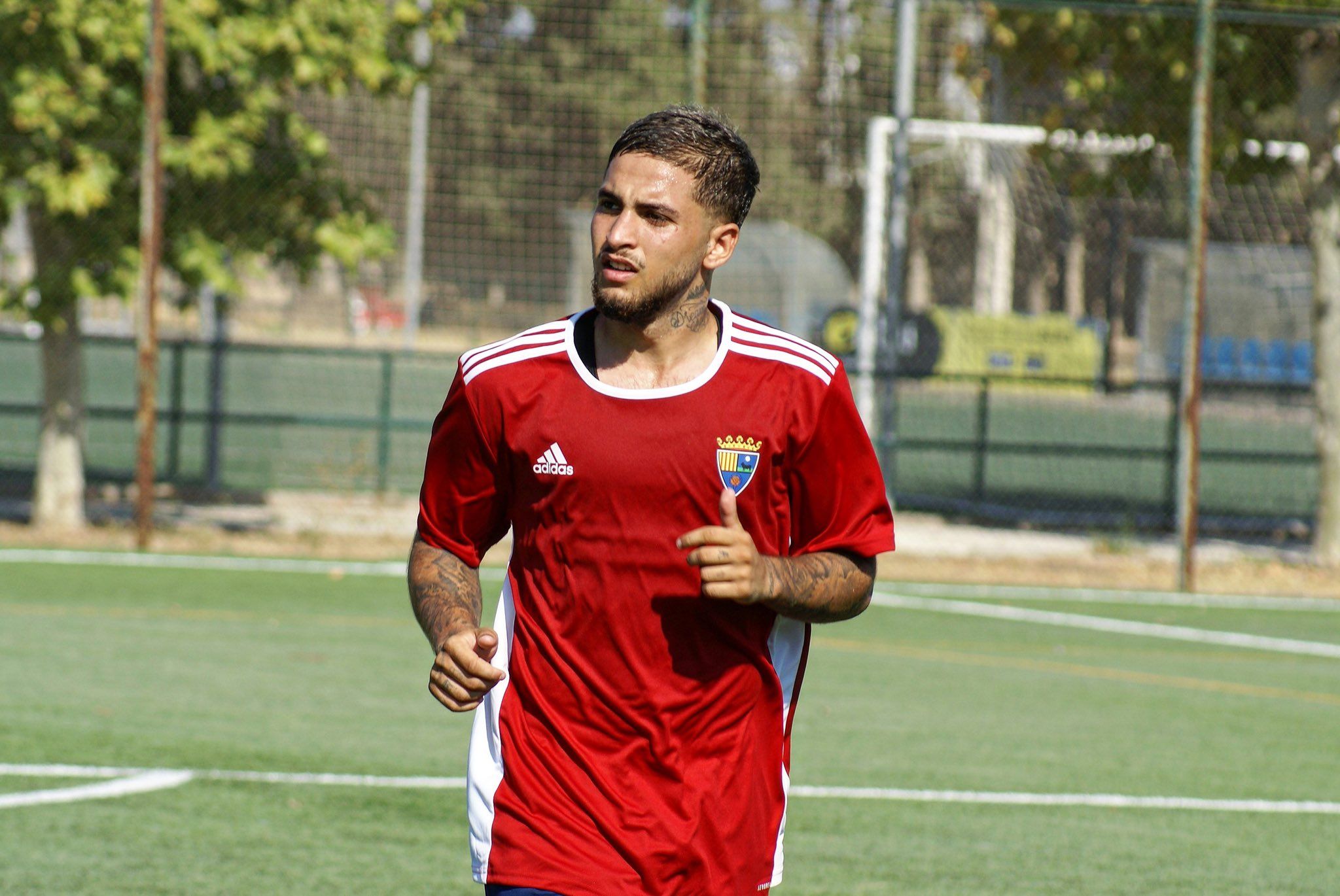 Carbonell se entrena como jugador del Teruel || Foto: CD Teruel