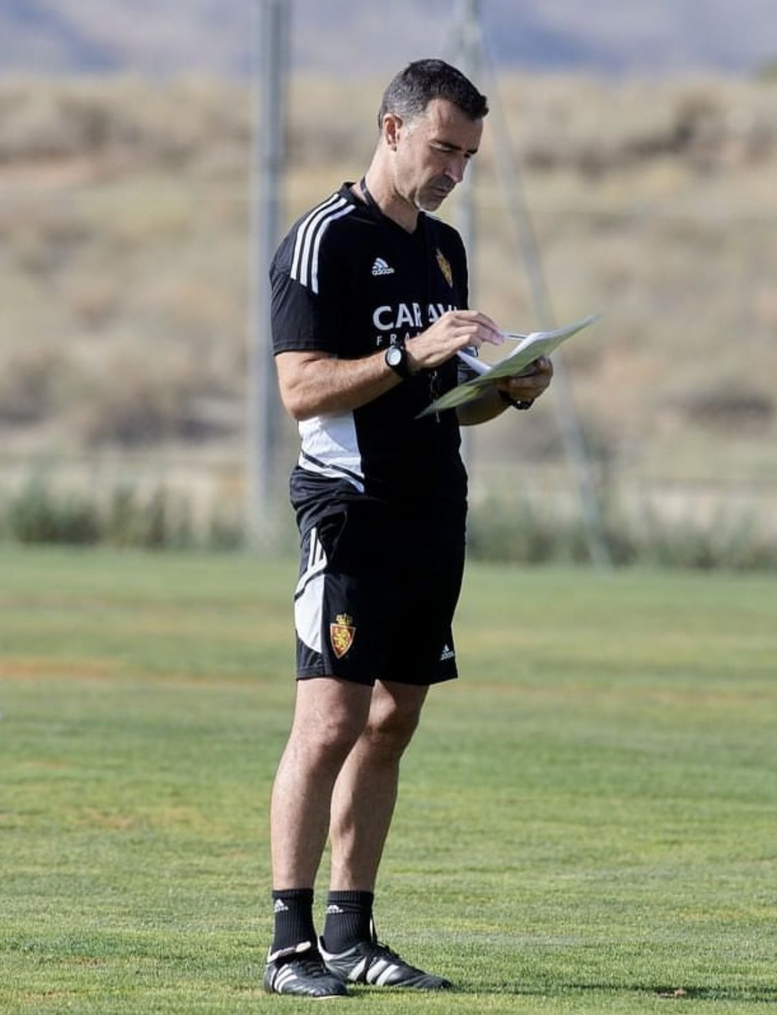 Juan Carlos Carcedo durante un entrenamiento | Real Zaragoza