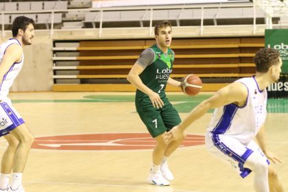 Lafuente, en la imagen, era una de las principales preocupaciones del técnico de Hospitalet en su partido contra el Peñas. Foto: CB Peñas