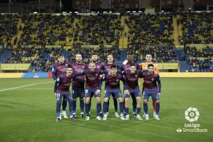 Once inicial de la SD Huesca contra Las Palmas. Foto: LaLiga