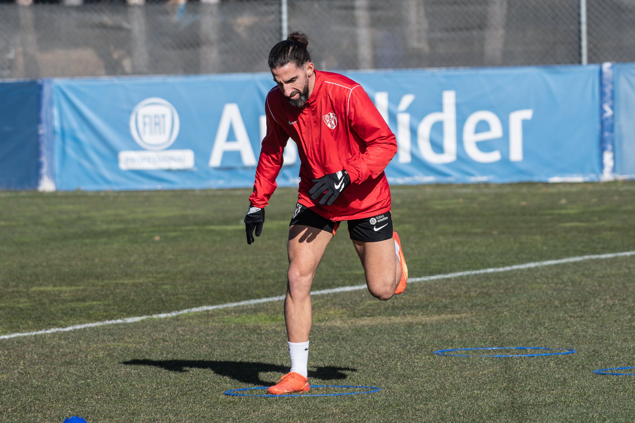 Marc Mateu en una imagen del twitter de la SDHuesca