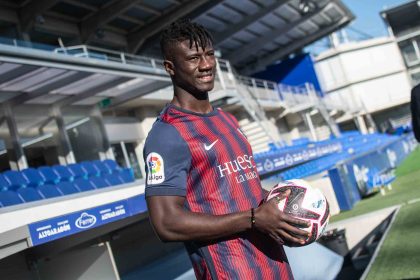 Obeng podría debutar ante el Mirandés | Foto: SD Huesca