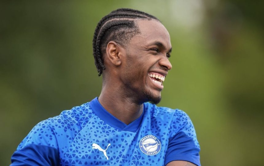 Álex Balboa, jugador del Alavés