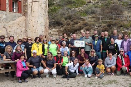 Montañeros federados de Valencia y Aragón celebraron un encuentro de hermandad en Teruel. Foto: Cedida