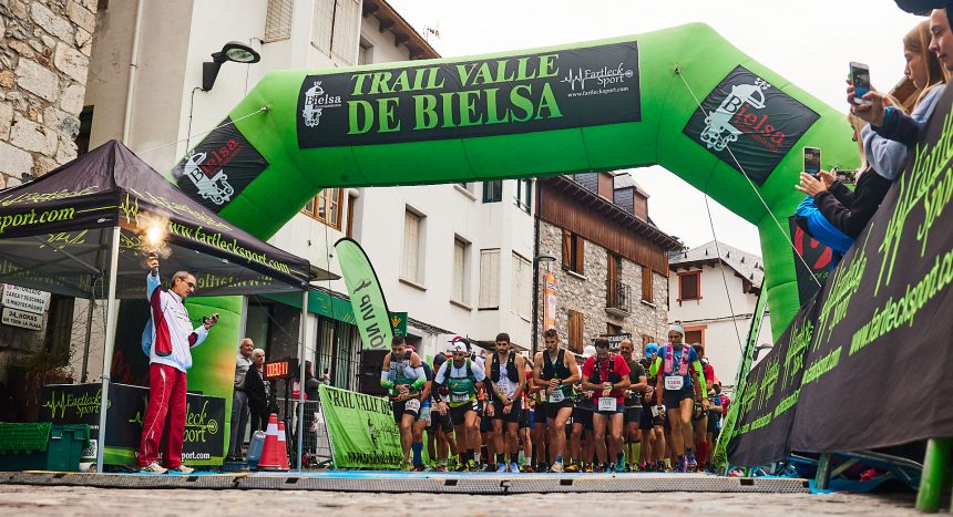 Salida de una de las pruebas organizadas el pasado fin de semana dentro del programa del trail de Bielsa. Foto: Fartleck Sport