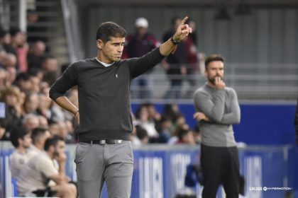 Antonio Hidalgo, en un partido del Huesca