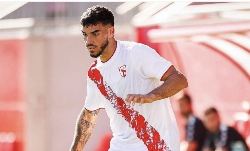 Isaac Romero con el Sevilla Atlético