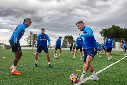 El Real Zaragoza prepara su estreno en Copa