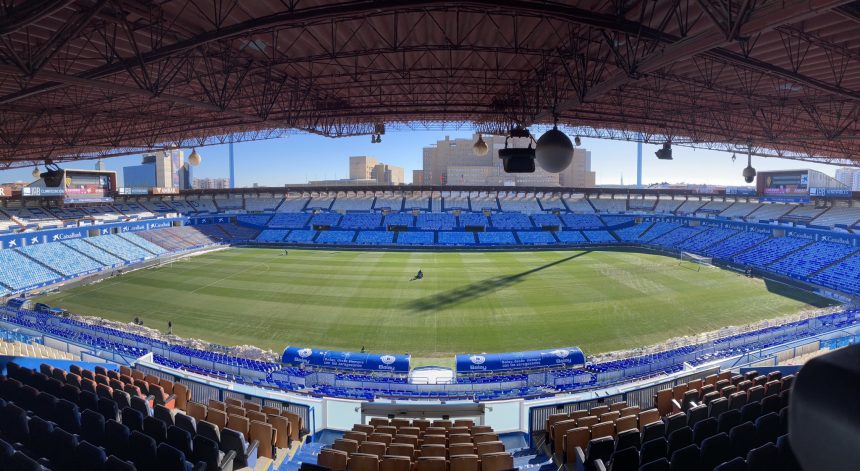 Real Zaragoza vs Andorra, sol donde hubo nieve