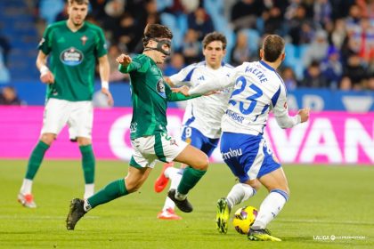 Aketxe logró abrir el marcador tras un buen control de Pau Sans | FOTO LaLiga