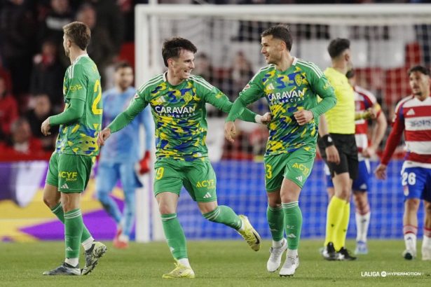 Partido del Real Zaragoza para olvidar, que pese al doblete de Marí, afrontar un mal partido frente al Granada| FOTO LaLiga