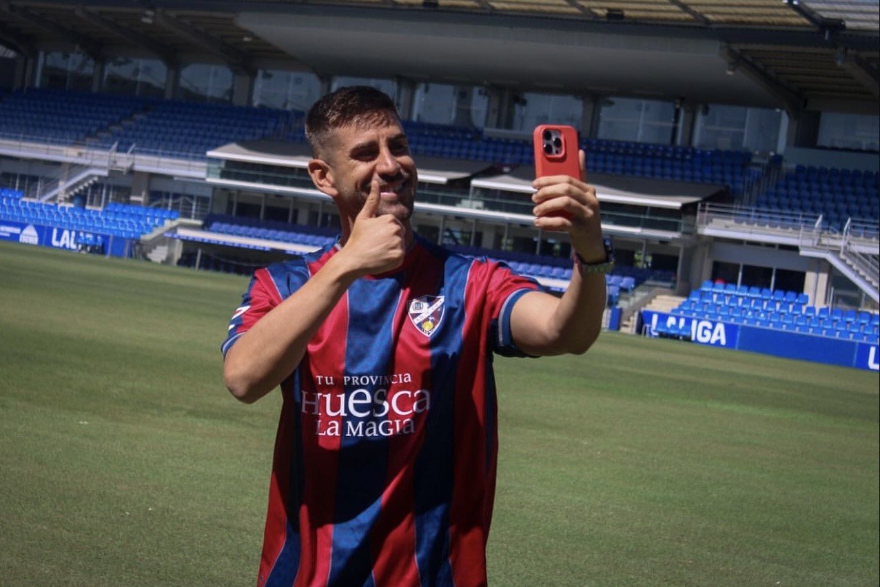 Dani Ojeda en El Alcoraz