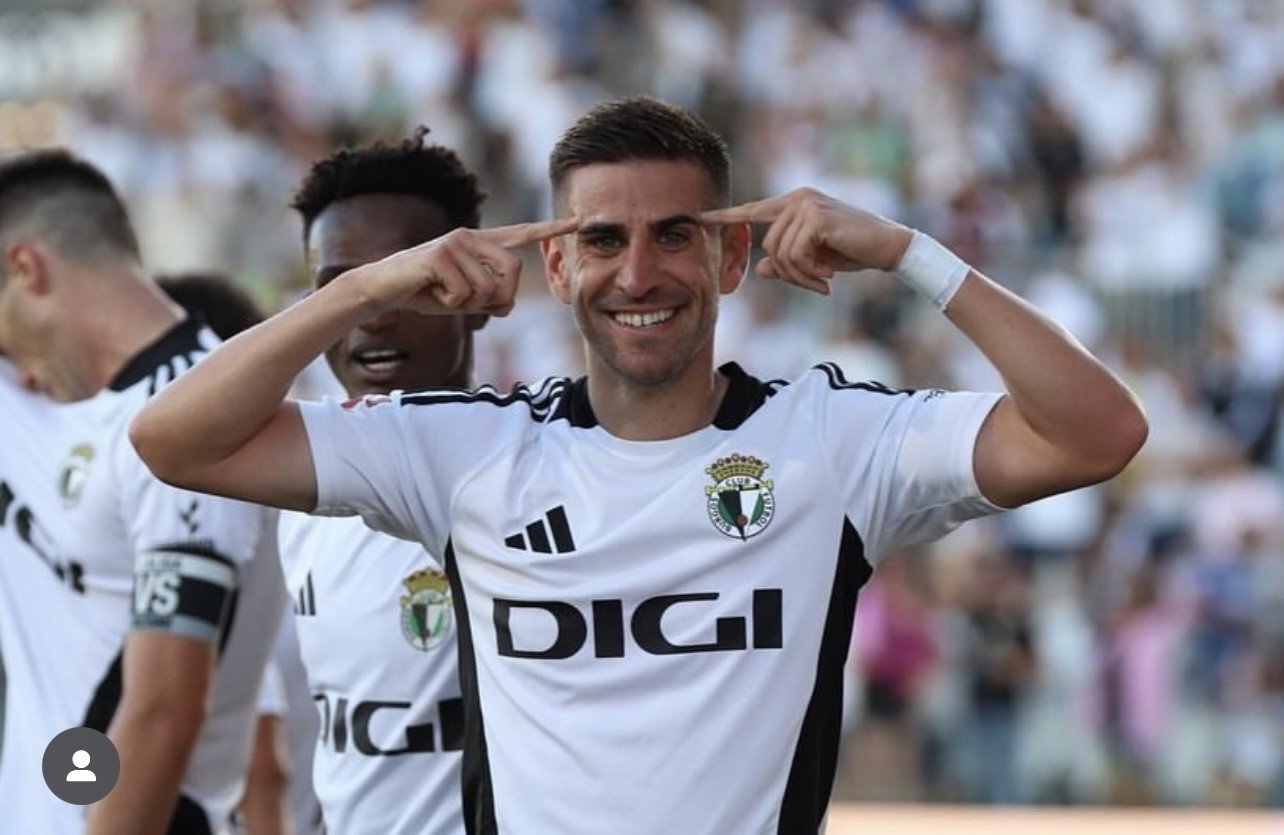 Dani Ojeda celebra un gol
