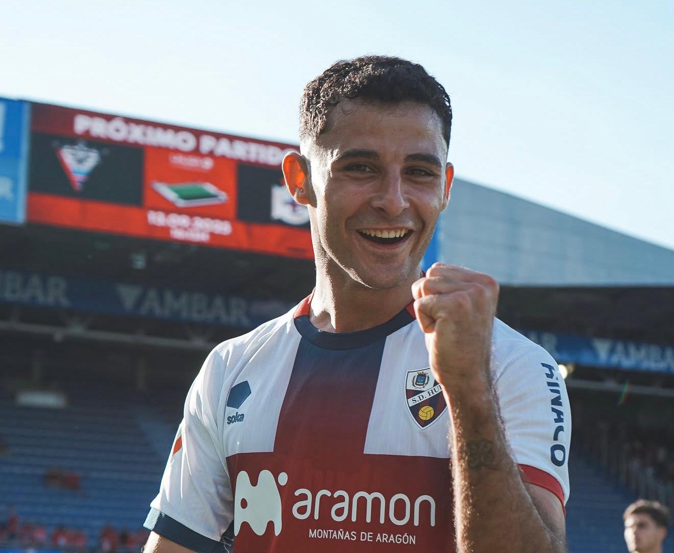 Jesús Álvarez tras ganar un partido